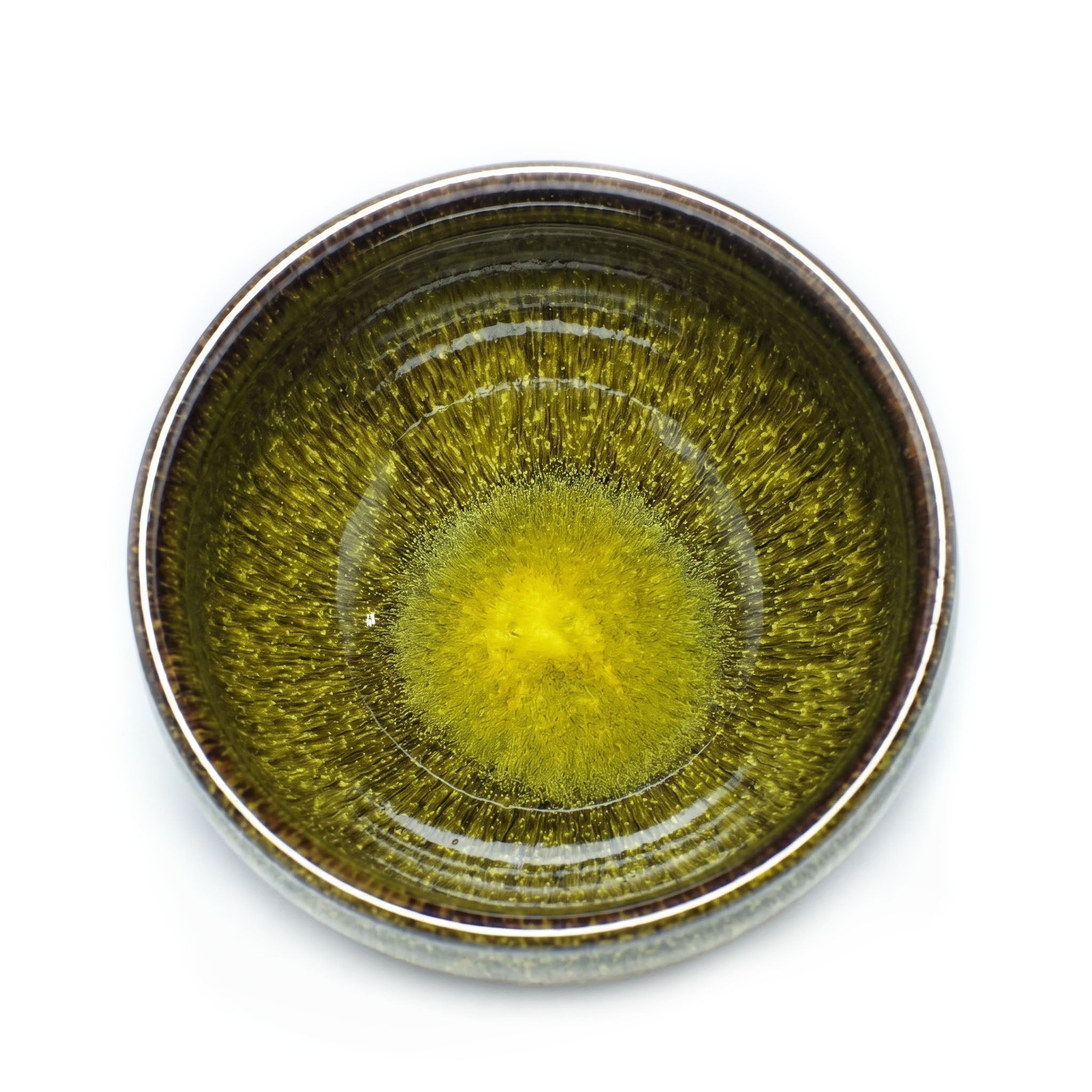 Chinese Shanhai Style Ceramic Tea Cup, Straight Body & Flared Rim Tasting Cup, Single Kung Fu Tea Ware