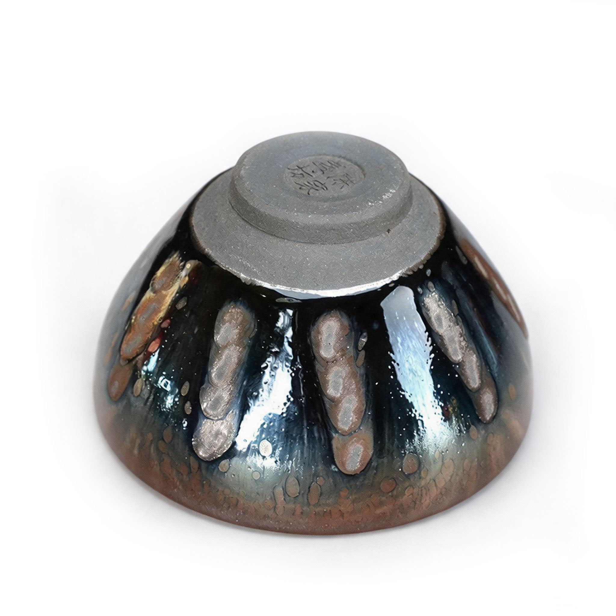 Chinese Shanhai Style Ceramic Tea Cup, Straight Body & Flared Rim Tasting Cup, Single Kung Fu Tea Ware