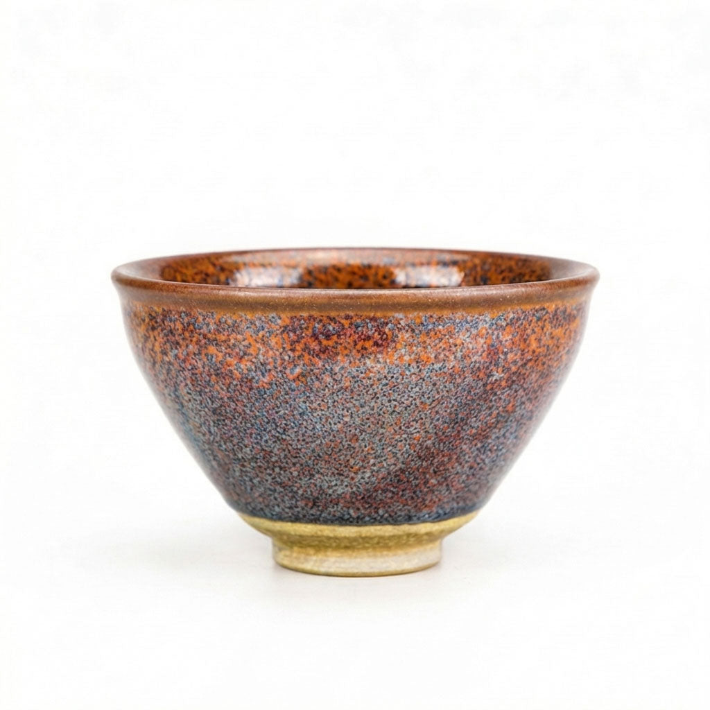 Chinese Shanhai Style Ceramic Tea Cup, Straight Body & Flared Rim Tasting Cup, Single Kung Fu Tea Ware
