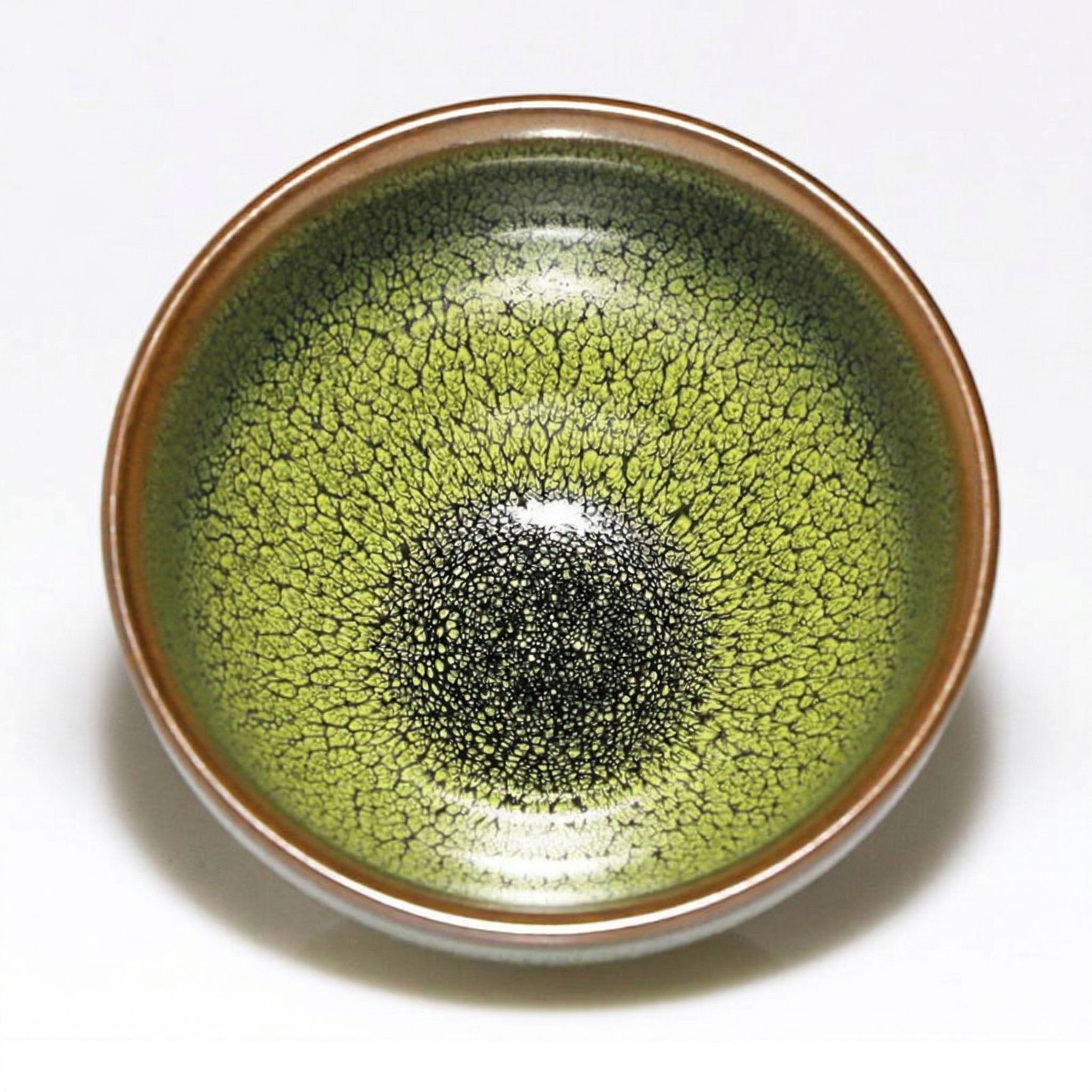 Chinese Shanhai Style Ceramic Tea Cup, Straight Body & Flared Rim Tasting Cup, Single Kung Fu Tea Ware