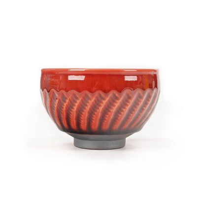 Chinese Shanhai Style Ceramic Tea Cup, Straight Body & Flared Rim Tasting Cup, Single Kung Fu Tea Ware