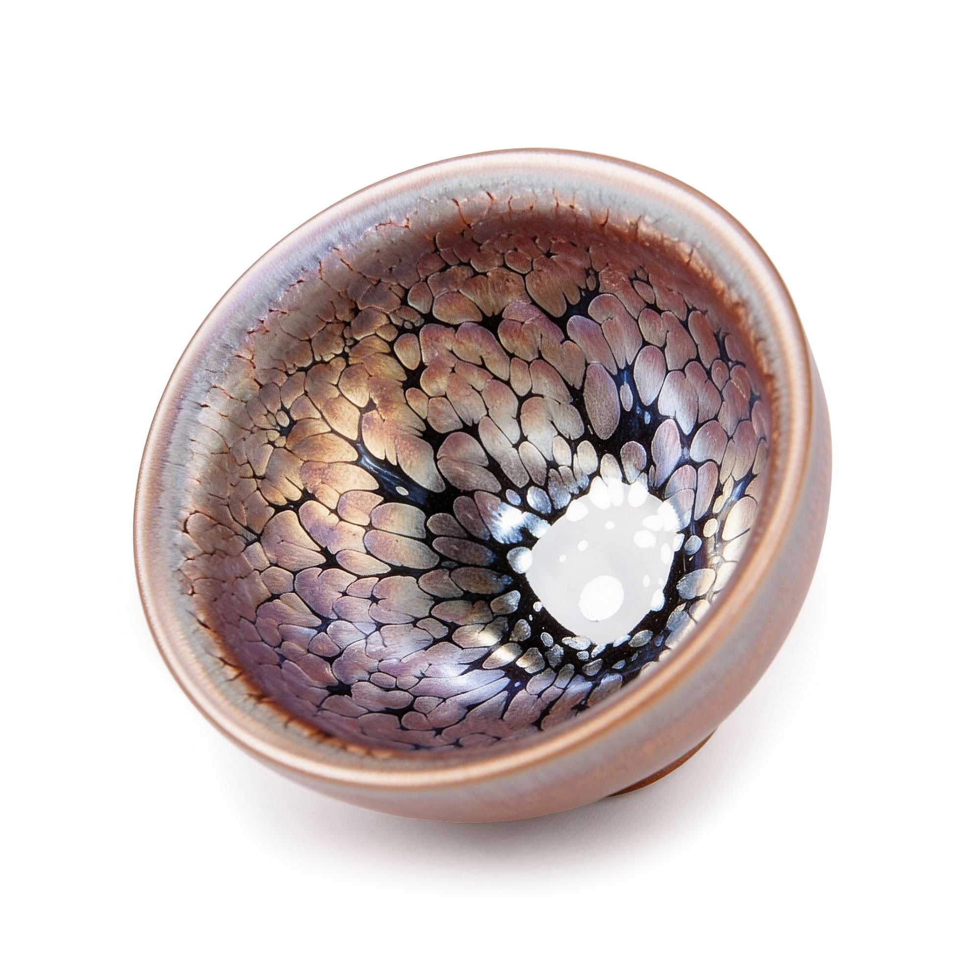 Chinese Shanhai Style Ceramic Tea Cup, Straight Body & Flared Rim Tasting Cup, Single Kung Fu Tea Ware