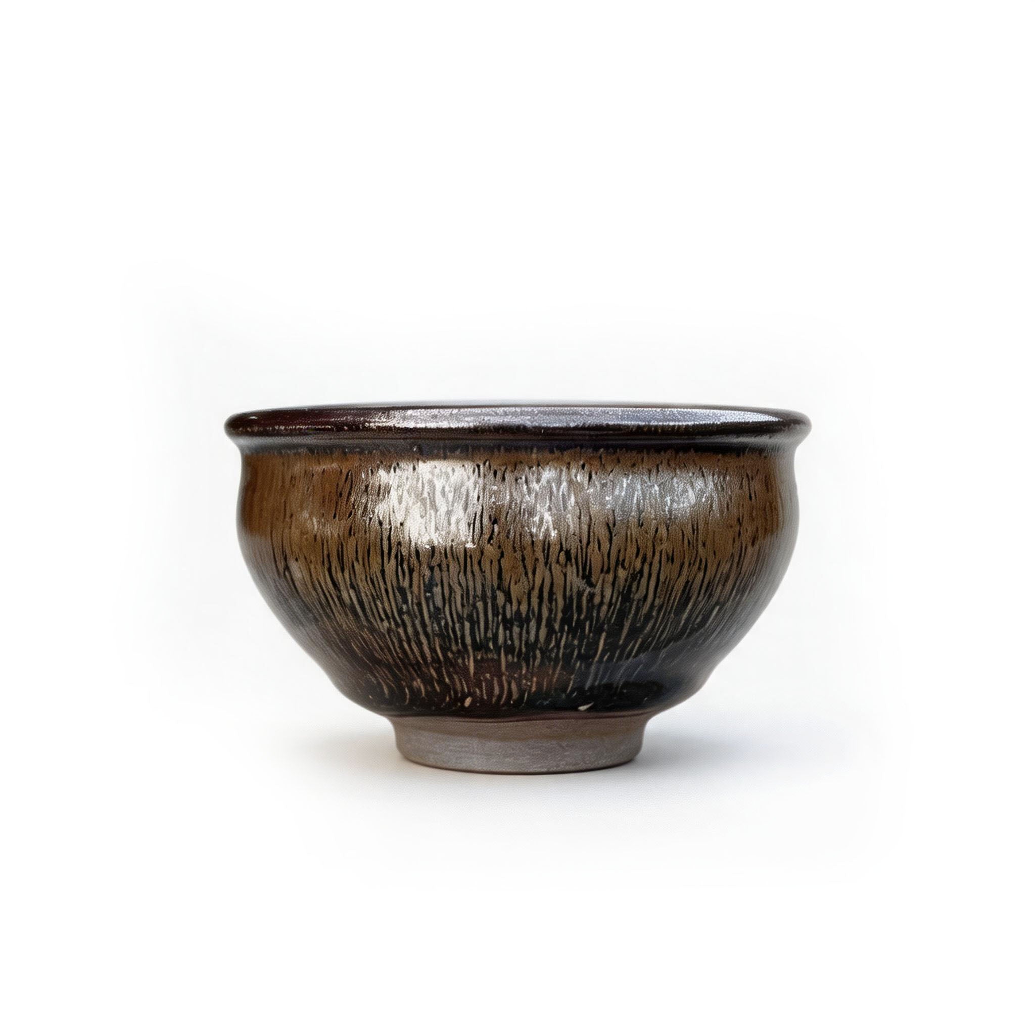 Chinese Shanhai Style Ceramic Tea Cup, Straight Body & Flared Rim Tasting Cup, Single Kung Fu Tea Ware