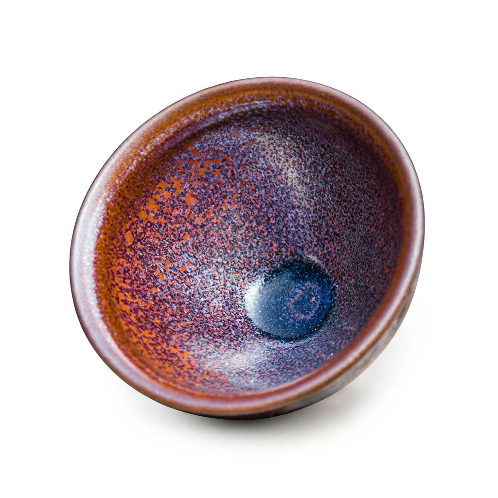 Chinese Shanhai Style Ceramic Tea Cup, Straight Body & Flared Rim Tasting Cup, Single Kung Fu Tea Ware