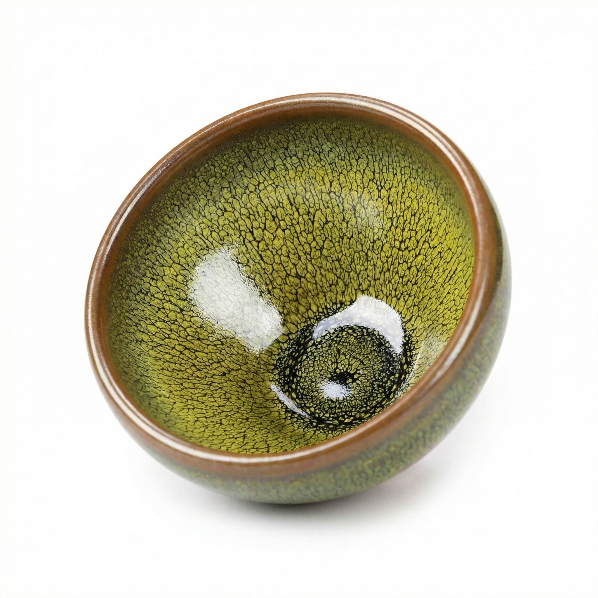 Chinese Shanhai Style Ceramic Tea Cup, Straight Body & Flared Rim Tasting Cup, Single Kung Fu Tea Ware