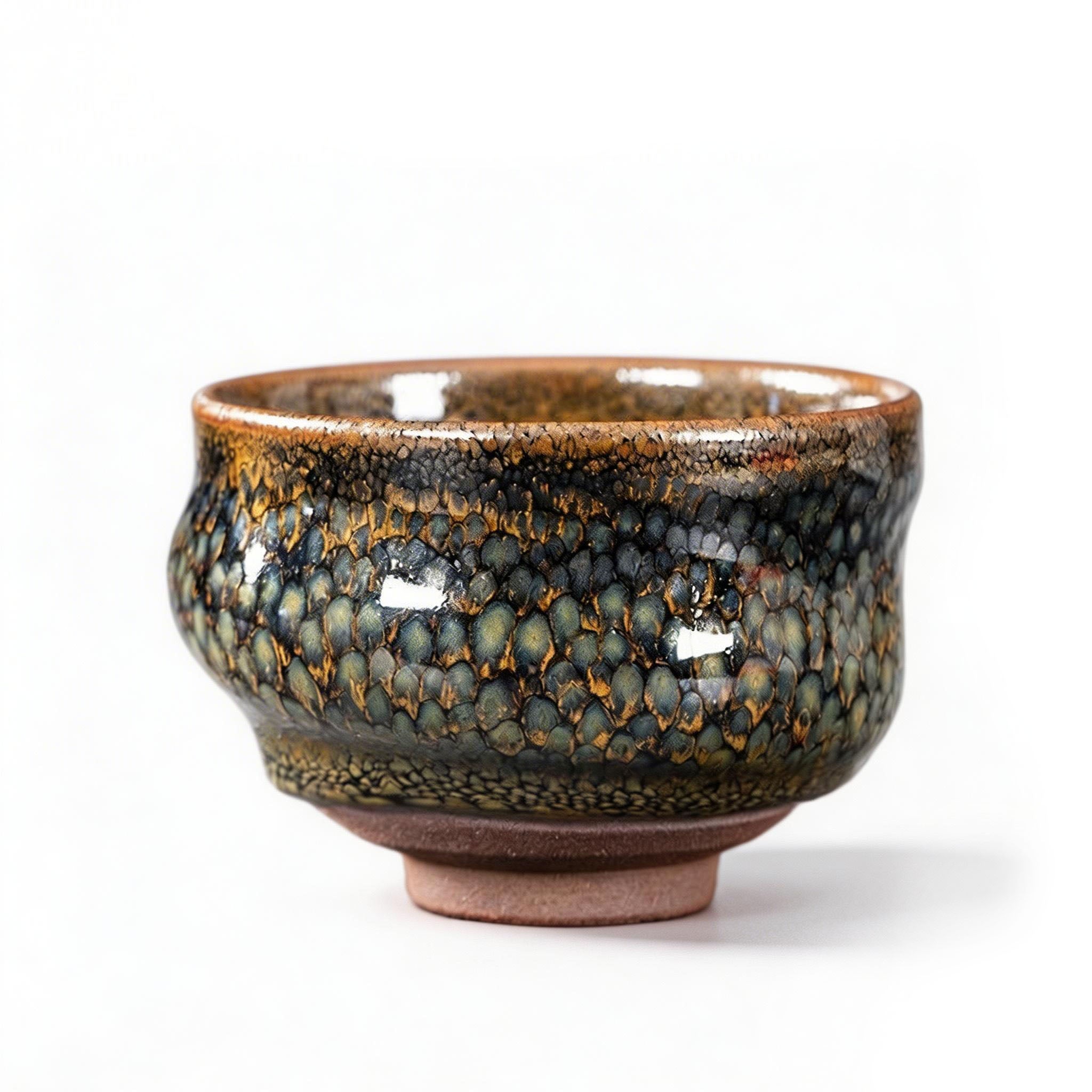Chinese Shanhai Style Ceramic Tea Cup, Straight Body & Flared Rim Tasting Cup, Single Kung Fu Tea Ware