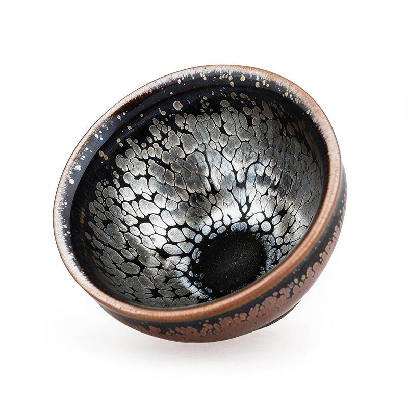 Chinese Shanhai Style Ceramic Tea Cup, Straight Body & Flared Rim Tasting Cup, Single Kung Fu Tea Ware