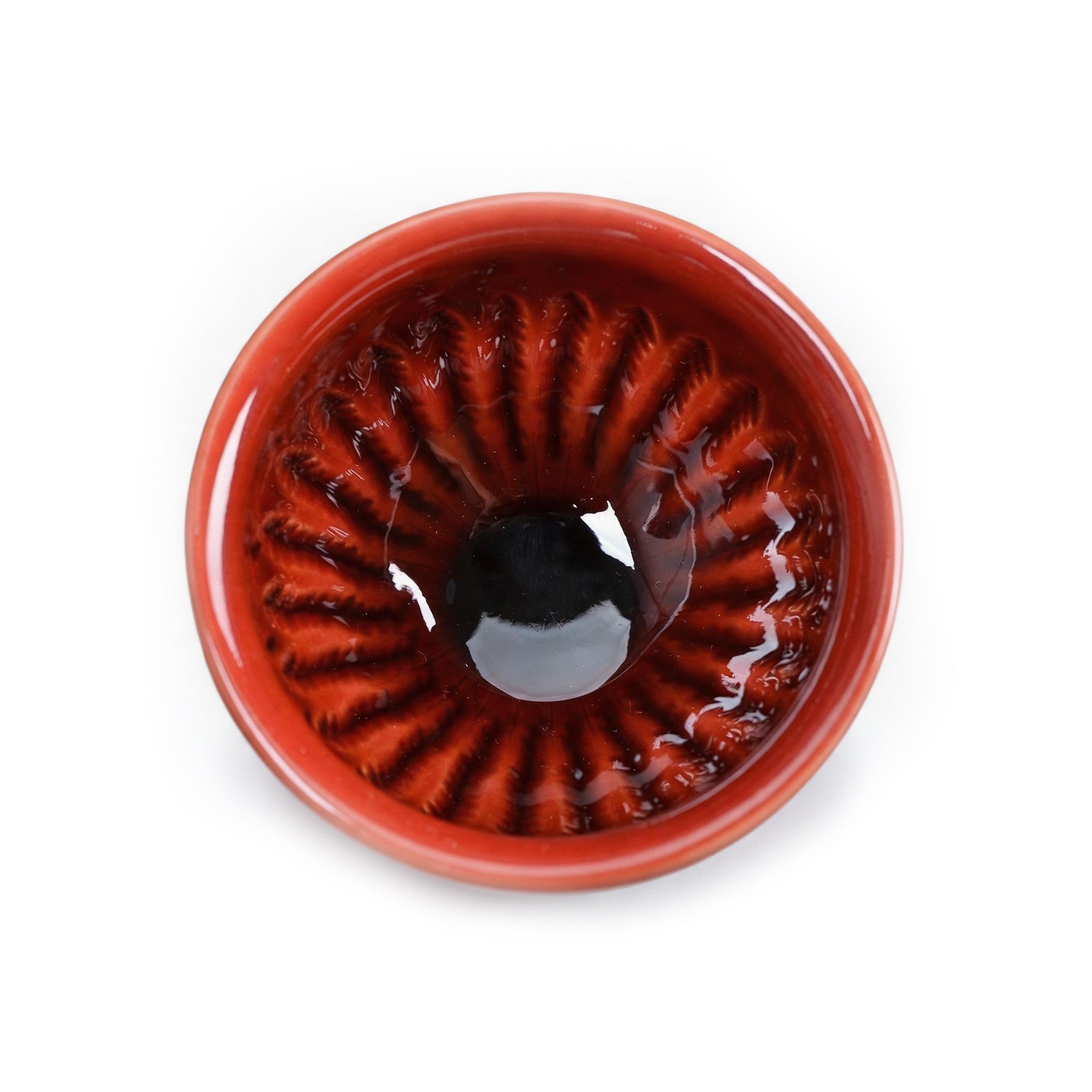 Chinese Shanhai Style Ceramic Tea Cup, Straight Body & Flared Rim Tasting Cup, Single Kung Fu Tea Ware
