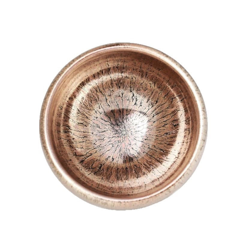 Chinese Shanhai Style Ceramic Tea Cup, Straight Body & Flared Rim Tasting Cup, Single Kung Fu Tea Ware