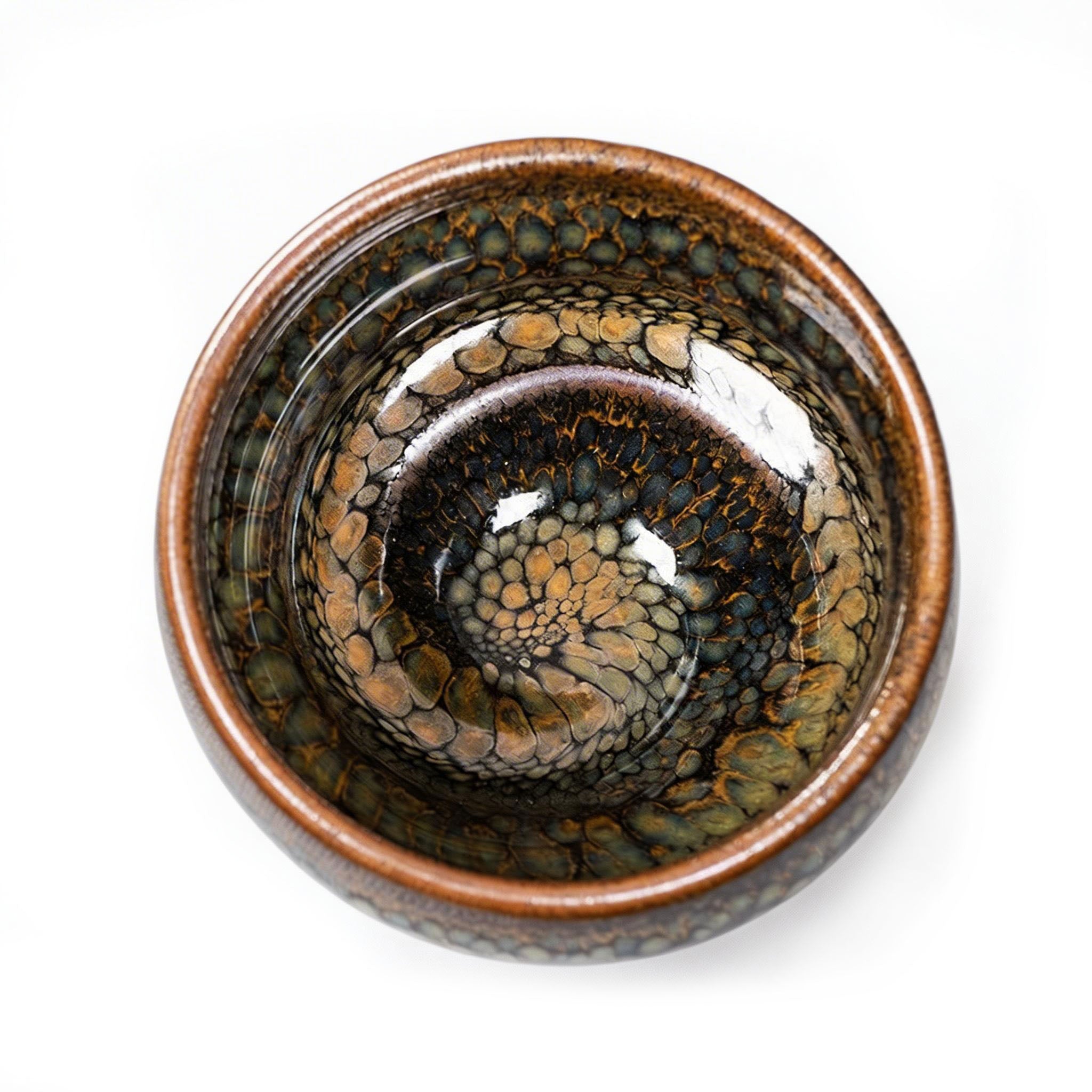 Chinese Shanhai Style Ceramic Tea Cup, Straight Body & Flared Rim Tasting Cup, Single Kung Fu Tea Ware