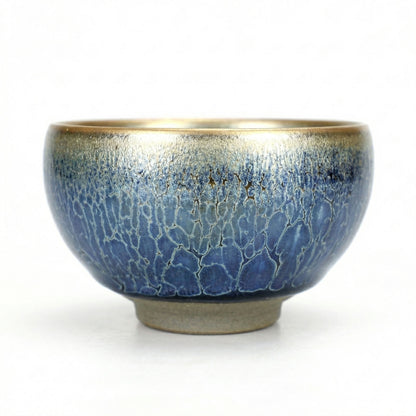 Chinese Shanhai Style Ceramic Tea Cup, Straight Body & Flared Rim Tasting Cup, Single Kung Fu Tea Ware