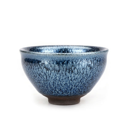 Chinese Shanhai Style Ceramic Tea Cup, Straight Body & Flared Rim Tasting Cup, Single Kung Fu Tea Ware
