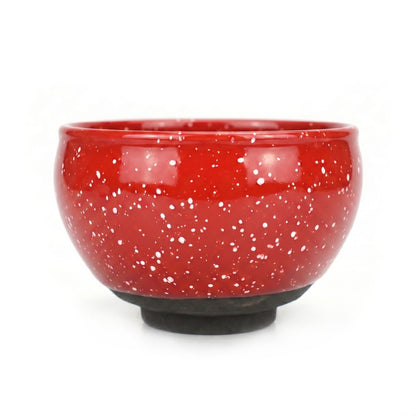 Chinese Shanhai Style Ceramic Tea Cup, Straight Body & Flared Rim Tasting Cup, Single Kung Fu Tea Ware