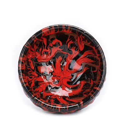 Chinese Shanhai Style Ceramic Tea Cup, Straight Body & Flared Rim Tasting Cup, Single Kung Fu Tea Ware