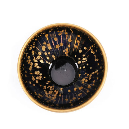 Chinese Shanhai Style Ceramic Tea Cup, Straight Body & Flared Rim Tasting Cup, Single Kung Fu Tea Ware
