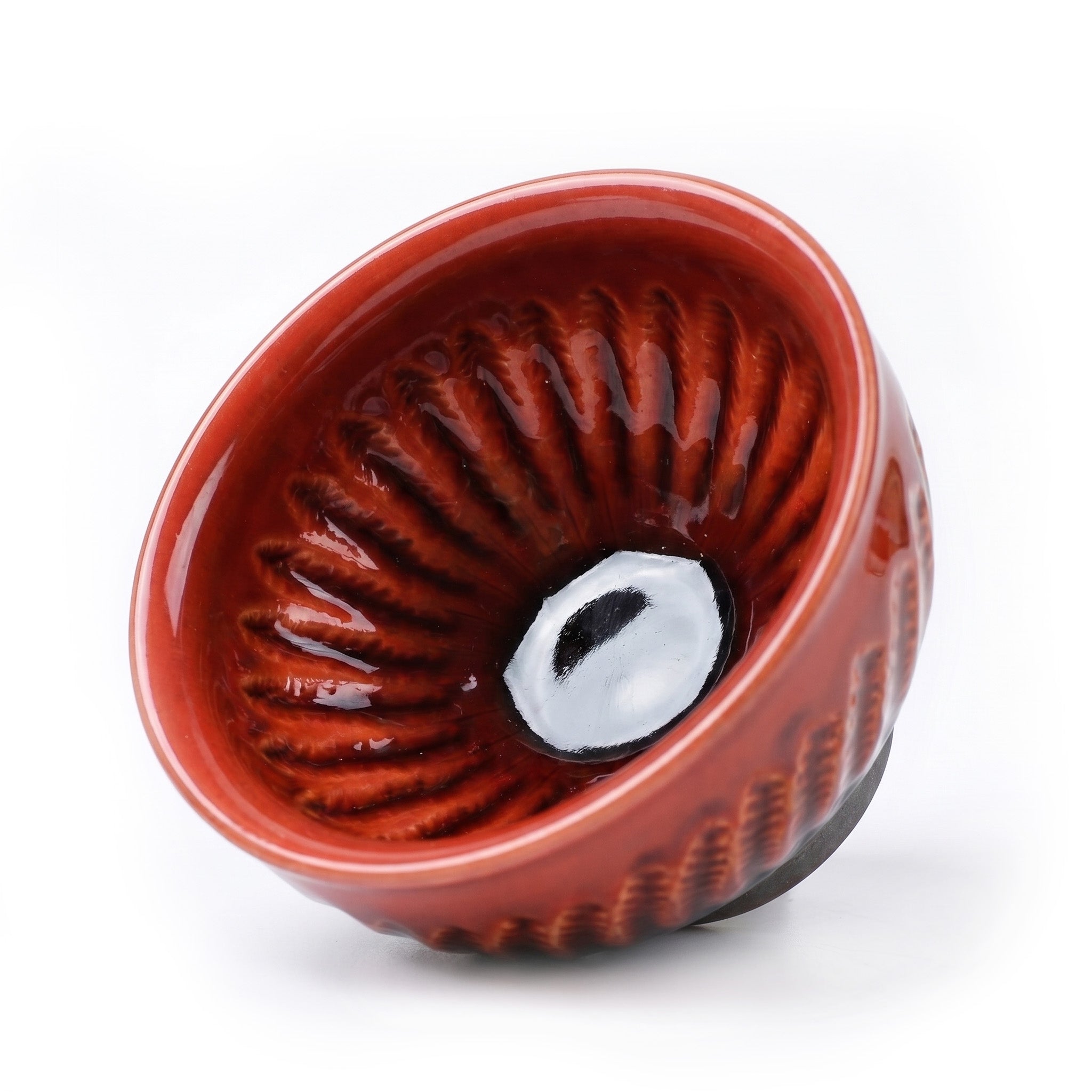 Chinese Shanhai Style Ceramic Tea Cup, Straight Body & Flared Rim Tasting Cup, Single Kung Fu Tea Ware