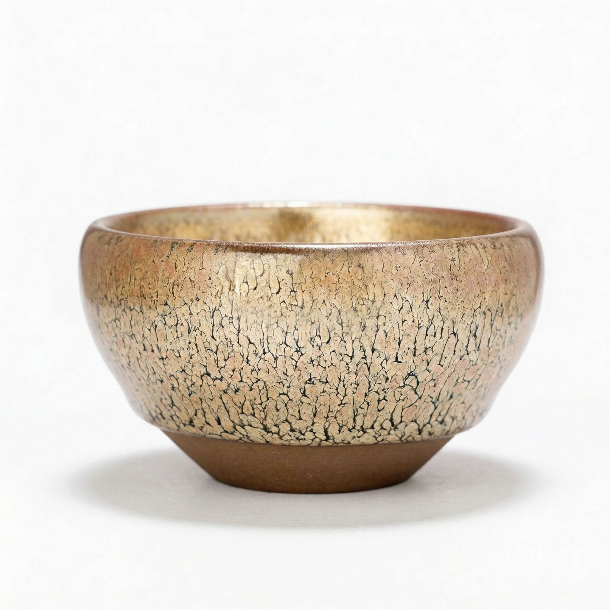 Chinese Shanhai Style Ceramic Tea Cup, Straight Body & Flared Rim Tasting Cup, Single Kung Fu Tea Ware