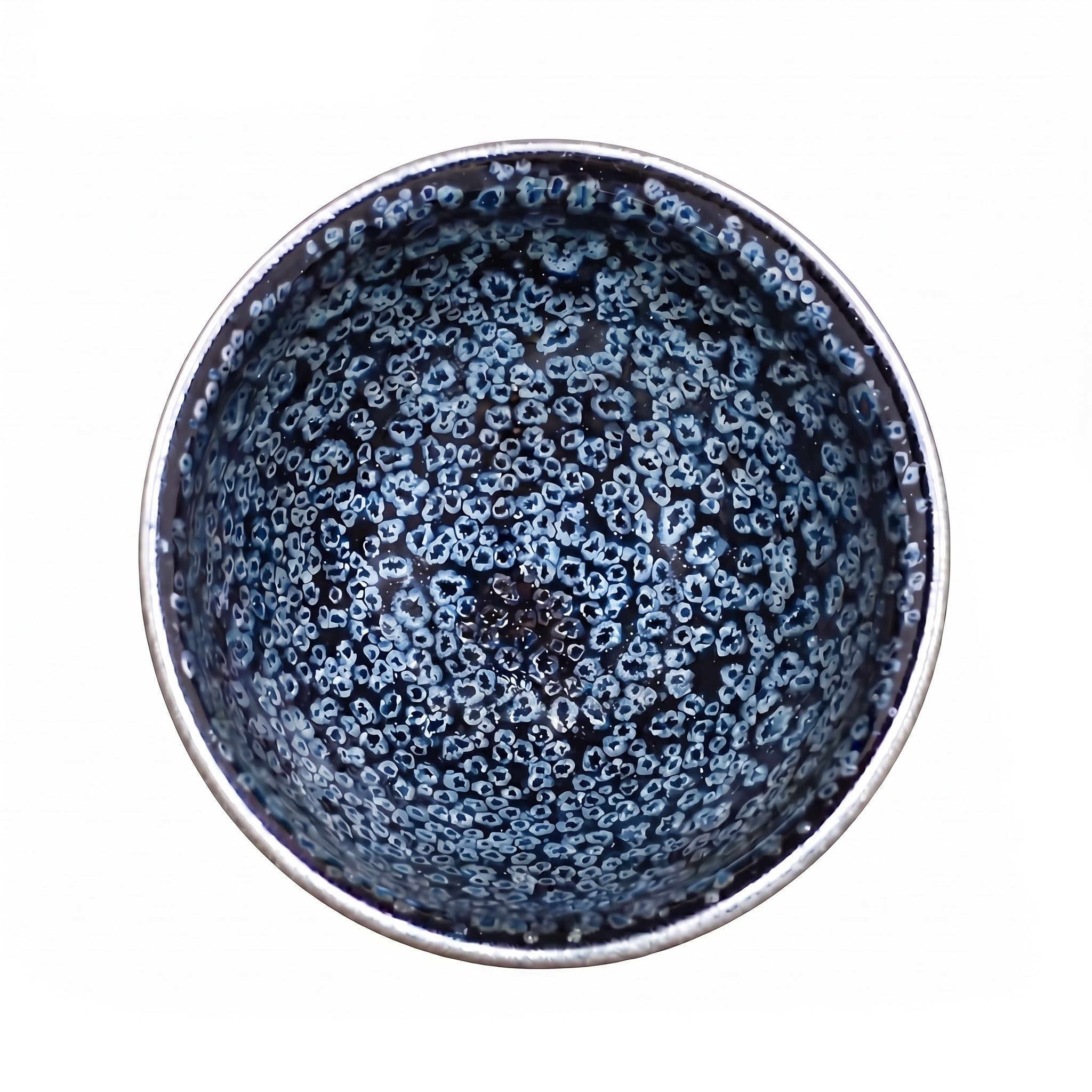 Chinese Shanhai Style Ceramic Tea Cup, Straight Body & Flared Rim Tasting Cup, Single Kung Fu Tea Ware