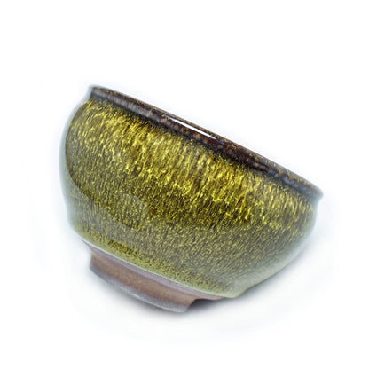 Chinese Shanhai Style Ceramic Tea Cup, Straight Body & Flared Rim Tasting Cup, Single Kung Fu Tea Ware