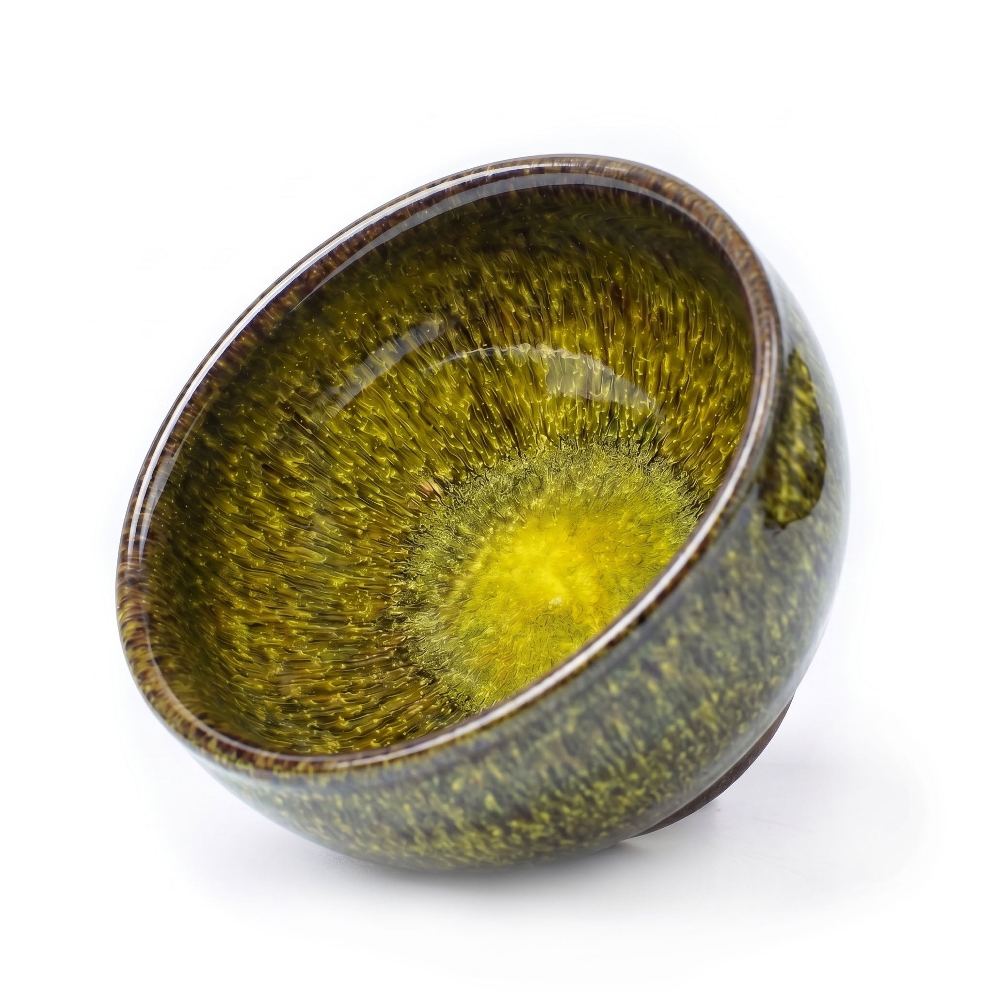 Chinese Shanhai Style Ceramic Tea Cup, Straight Body & Flared Rim Tasting Cup, Single Kung Fu Tea Ware