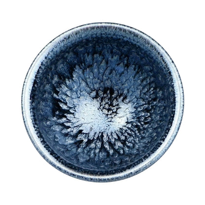 Chinese Shanhai Style Ceramic Tea Cup, Straight Body & Flared Rim Tasting Cup, Single Kung Fu Tea Ware