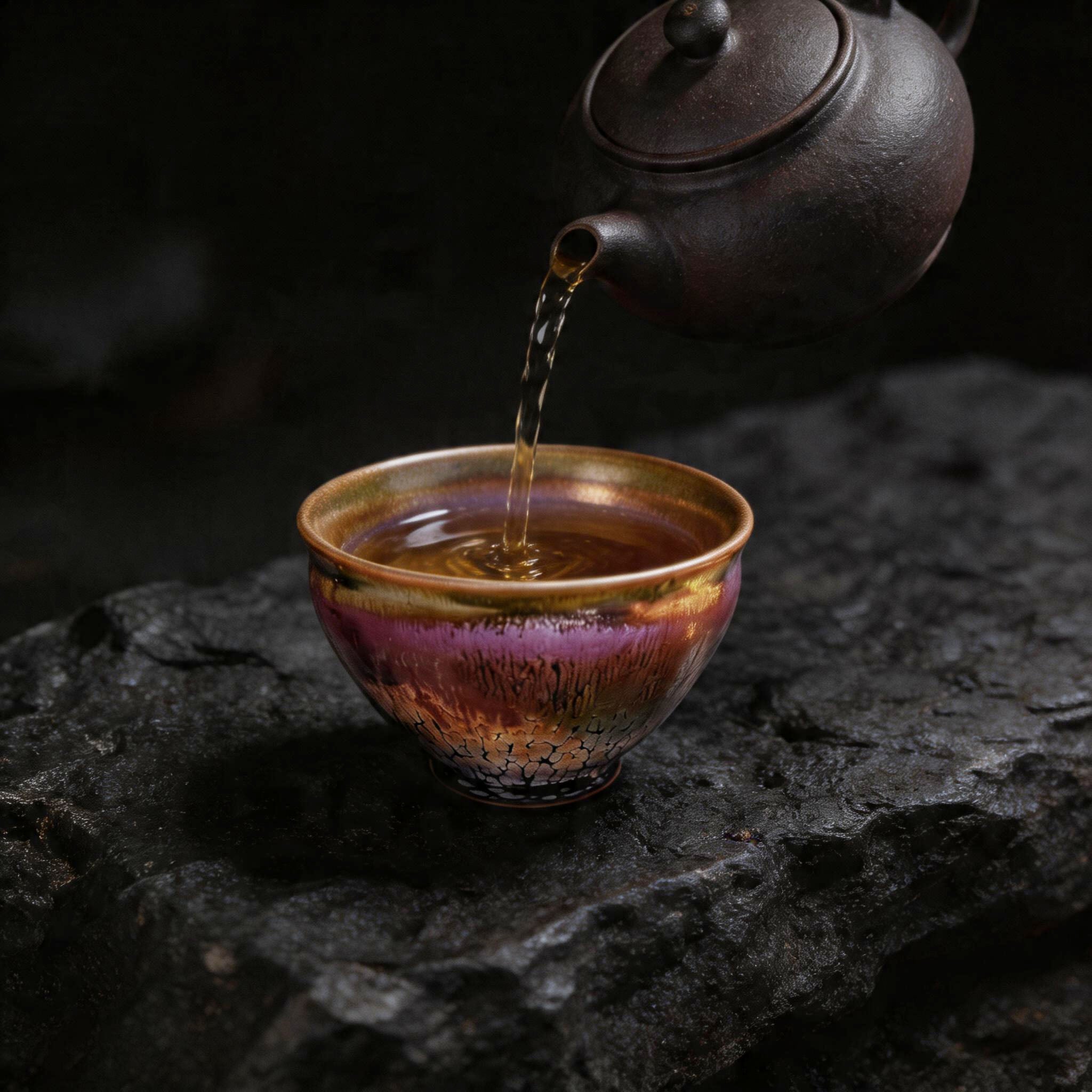 Chinese Shanhai Style Ceramic Tea Cup, Straight Body & Flared Rim Tasting Cup, Single Kung Fu Tea Ware