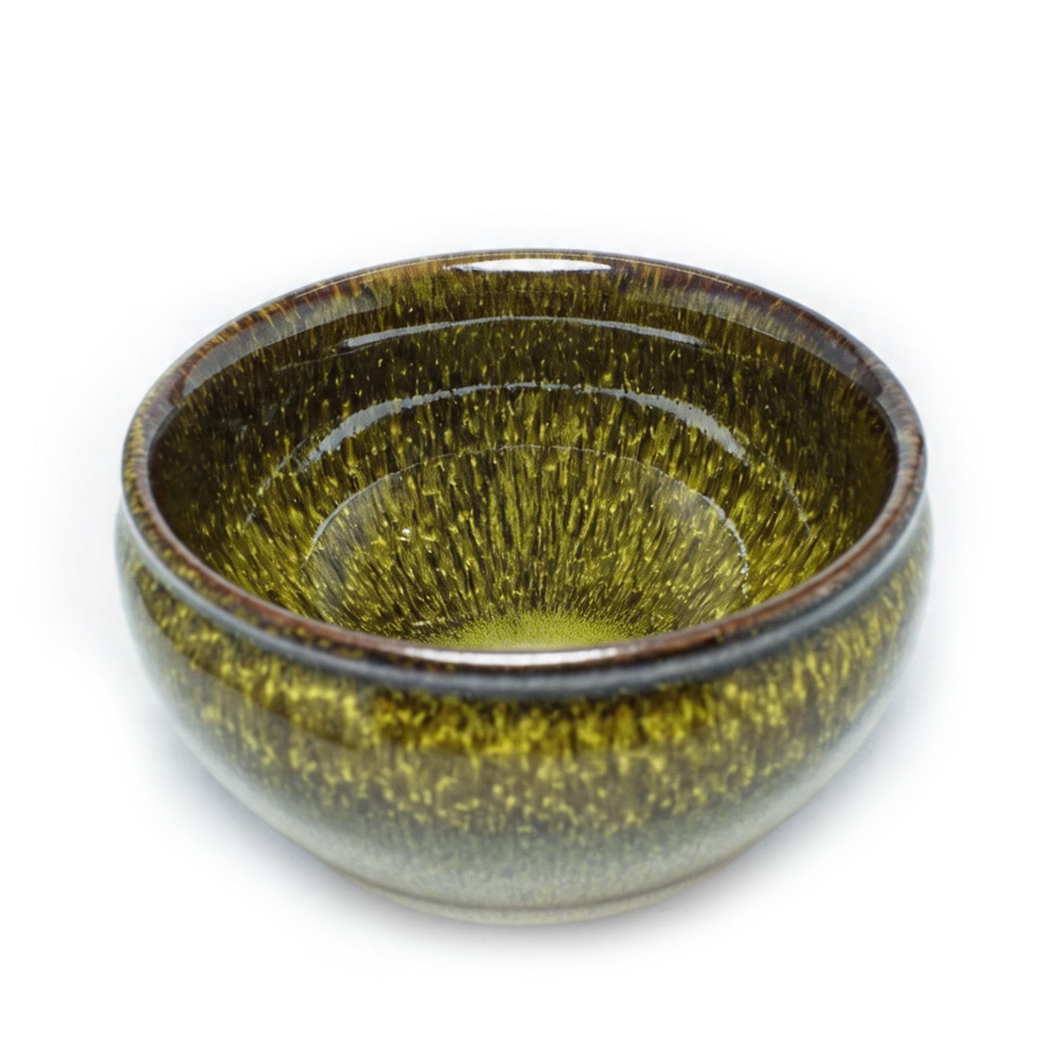 Chinese Shanhai Style Ceramic Tea Cup, Straight Body & Flared Rim Tasting Cup, Single Kung Fu Tea Ware